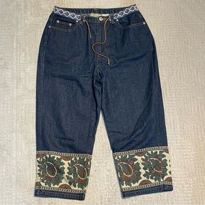 Liz Claiborne cropped denim jeans  LizWear pants size Women’s 6